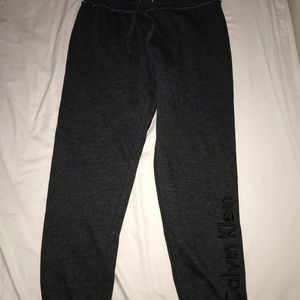 Black c.k sweatpants
